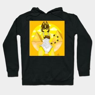 Egyptian yellow cat Hoodie